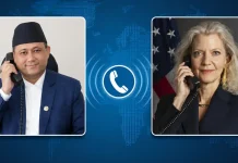 नेपाल–अमेरिका कूटनीतिक संवाद: परराष्ट्रमन्त्री खनाल र अमेरिकी उपविदेश सचिव हुकरबीच टेलिफोन वार्ता
