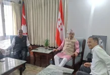 पूर्णबहादुर खड्काको निवासमा देउवा समूहका शीर्ष नेताहरूको बैठक: राष्ट्रिय भेला बोलाउने तयारी