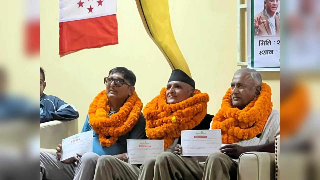 नेपाली कांग्रेस रुपन्देही ५ सभापति कमलप्रसाद भुसाल
